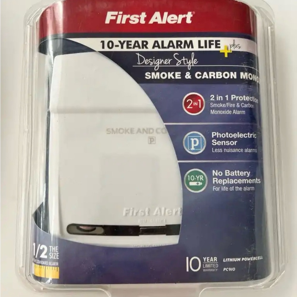 First Alert White Smoke & Carbon Monoxide Alarm